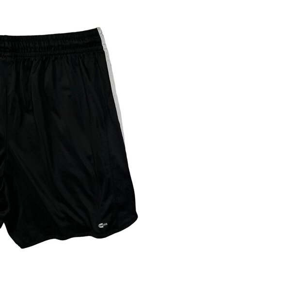 adidas Shorts Men's 3-Stripe Embroidered Pull-On Athletic Black White XL - Picture 8 of 9